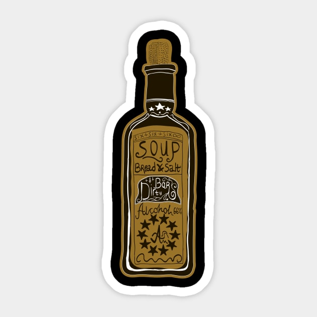 Bottle Sticker by Yeroma